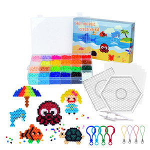 Vente chaude 10000 pièces bricolage Hama perles 5mm jouets éducatifs couleurs mélangées perles de fusible pour enfants sur panneau perforé Perler - Product Image 2
