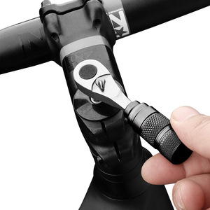 Yueli Bicycle Repair Tool Kit <b>Multi</b> Functional Ratchet Wrench Set With <b>Screwdriver</b> <b>Bits</b> And Tire Repair Tools One Size Aluminum - Product Image 3