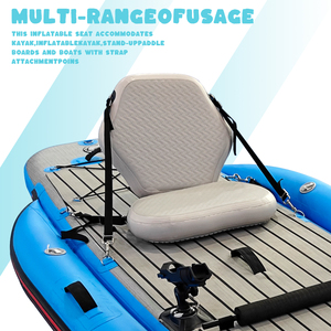 Asiento Inflable de PVC de Alta Calidad para Kayak y Tabla de SUP, Modelo JFS JDSB01, Capacidad para 1 Persona, Deportes Acuáticos al Aire Libre, Navegación - Product Image 3