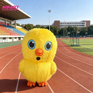 Disfraz <span class=keywords><strong>de</strong></span> Mascota <span class=keywords><strong>de</strong></span> Pollito Amarillo <span class=keywords><strong>Inflable</strong></span> Personalizado para <span class=keywords><strong>Alquiler</strong></span> en Eventos - Product Image 6