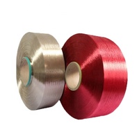 Fil 100% Polyester POY 75d/48f Couleur Personnalisée Anti-Bactérien Écologique Grade AA+A Texturisant Prix Usine Bas