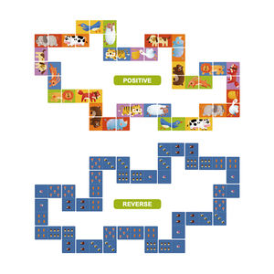 MD3044/3057 Mideer Juguete Cognitivo de Doble Cara para Niños, Juego Sensorial para Bebés de 3 a <span class=keywords><strong>6</strong></span> Años, Educación Temprana, <span class=keywords><strong>DOMINO</strong></span>, PUZZLE - Product Image 3