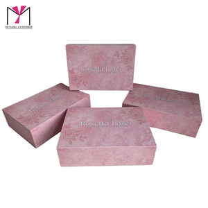 2026 MUYANG High Quality <b>pink</b> Fancy Wig <b>Box</b> Packaging Customized Logo - Product Image 5