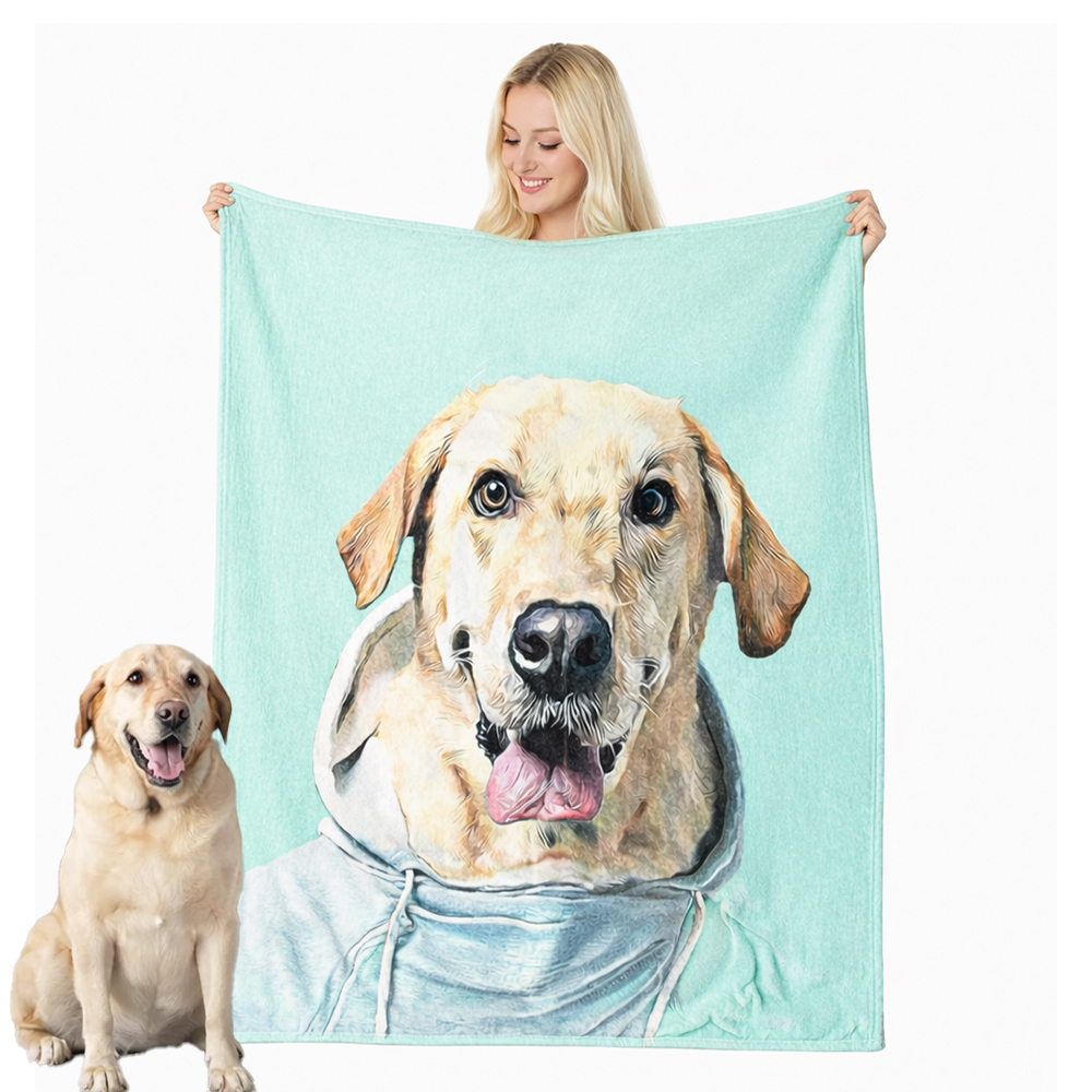 Custom Printed Flannel Fleece Blanket #Z4953