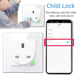 Prise de courant intelligente universelle ZB-UK86 Tuya Zigbee 16A, contrôle vocal, compatible avec Alexa et Google Home - Product Image 4