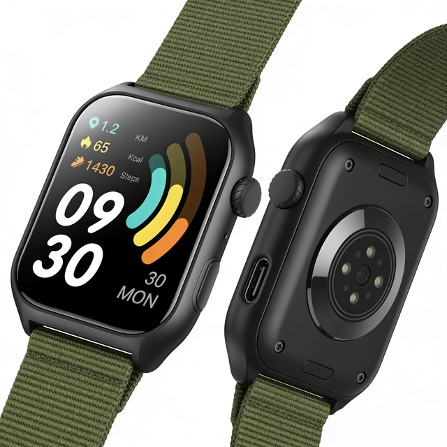 2026 New Arrival Smart Watch | NFC, GPS, Heart Rate & Blood Pressure Monitor for Android & IOS