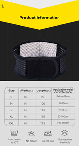 Ceinture de soutien <span class=keywords><strong>lombaire</strong></span> respirante et réglable pour la protection de la taille et le soulagement des douleurs dorsales, idéale pour le fitness - Product Image 5