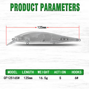 เหยื่อตกปลาแบบจม,เหยื่อตกปลา Minnow Jerk เหยื่อปลาซิวแม่พิมพ์เหยื่อตกปลาหรือว่ายน้ำ<span class=keywords><strong>หัว</strong></span>จิ๊ก - Product Image 3