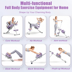 CZFIT ราคาโรงงาน ลูกกลิ้งบริหารหน้าท้องแบบพับได้ เครื่องบริหารกล้ามเนื้อหน้าท้องอเนกประสงค์ สำหรับออกกำลังกายที่บ้าน บริหารทั่วร่างกาย - Product Image 2