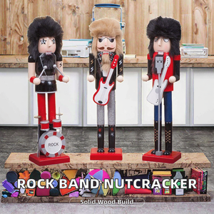 Cascanueces Navideño de Madera de 15 Pulgadas, Diseño Creativo, Tradicional, Hecho en China - Product Image 2