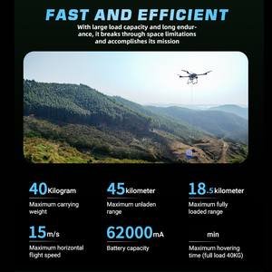 Dron Comercial JIUSI D40 con Gran Capacidad de Carga, Larga Duración, Entrega de Carga, Control Remoto - Product Image 2