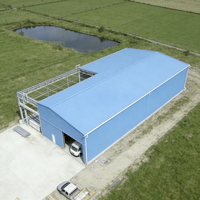 Entrepôt à structure métallique avec services de conception, fabrication et installation