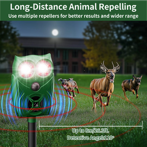Mới siêu âm động vật <span class=keywords><strong>Repeller</strong></span> chuyển động kích hoạt tốt nhất mèo <span class=keywords><strong>Repeller</strong></span> với có thể gập lại bảng điều khiển năng lượng mặt trời sóc thỏ <span class=keywords><strong>Repeller</strong></span> cho sân - Product Image 3