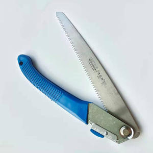 Sierra Plegable Dezhizhu de 270 mm con Hoja de Acero de Alto Carbono y Mango de Plástico Azul para Podar Árboles de Jardín - Product Image 1