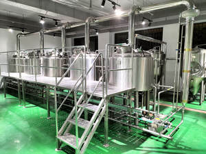 Facile da usare 3bbl 5bbl 10bbl attrezzature per la produzione di birra estratto di lievito efficiente per la fermentazione industriale per bevande vinicole - Product Image 3