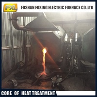 Horno de hogar de templado de cobre de fusión de retorta rotativa para fundición de plomo