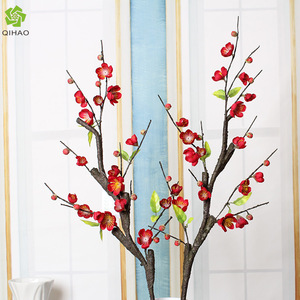 Branches de fleurs de prunier artificielles en soie, haute simulation, fleurs décoratives pour mariage, réutilisables - Product Image 5