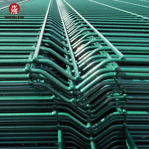 Clôture en treillis vert revêtu de Pvc, dispositif de sécurité en fil soudage électrique - Product Image 1