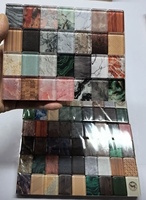 Tuiles de Mahjong personnalisées gravées avec votre motif, impression intérieure en acrylique à quatre couches, dos en bois incrusté, options de couleur