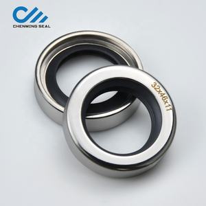 Joint d'étanchéité d'arbre en PTFE Ceimin 32*46*10 32*46*11 mm avec double lèvre d'étanchéité et anneau en acier inoxydable pour compresseur d'air à vis - Product Image 6