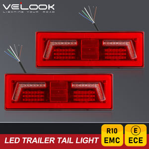 Feux arrière LED pour camion 12V 24V, homologués ECE, feux arrière LED pour camion, <span class=keywords><strong>remorque</strong></span>, fourgon, camion multifonctionnel - Product Image 2