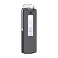 Grabadora de Voz y Sonido Portátil, Mini Memoria USB con Cuerpo Metálico, Capacidad de 1GB/2GB/4GB, Interfaz USB 2.0