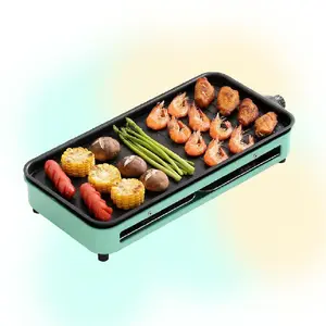 Barbecue easy to clean design energy-saving healthy recipes adjustable temperature indoor grill electric baking dishes pans