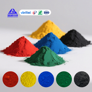Poudre de pigment d'oxyde de fer rouge 130 de haute pureté pour la coloration du béton et des blocs de pavage - Product Image 1