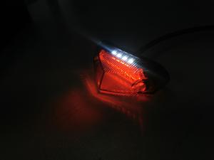 KS22-010 범용 오토바이 테일 램프 연기 LED 통합 방향 지시등 브레이크 테일 라이트 - Product Image 2