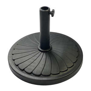 Round 25kg Sturdy <strong>Concrete</strong> <strong>Base</strong> <strong>for</strong> Garden Patio <strong>Parasol</strong> PE Shell Durable Outdoor Umbrella Holder Stand - Product Image 5