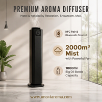 Diffuseur d'arômes d'huiles essentielles haute performance 1000 ml, application intelligente, désodorisant électrique pour l'hygiène hôtelière