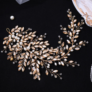NIANCAN 33cm Long Support Custom Size Color Rhinestone <strong>Hair</strong> <strong>Accessories</strong> <strong>Women</strong> Wedding <strong>Accessories</strong> <strong>for</strong> Brides - Product Image 3