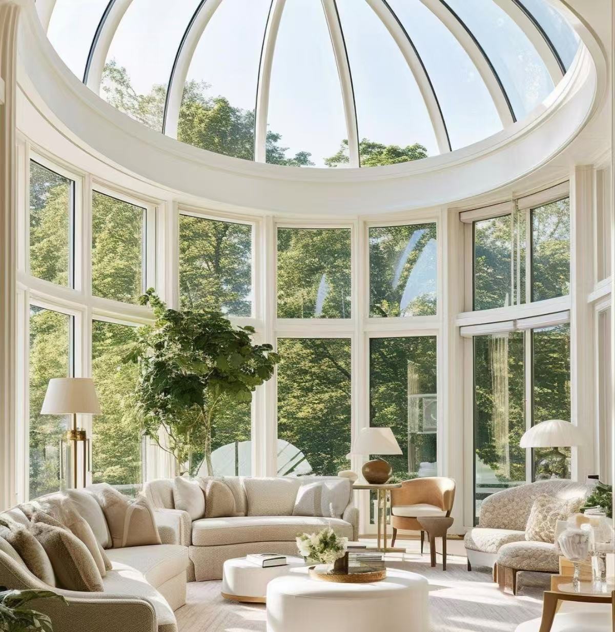 Curved Sunrooms Stylish Durable Glass Enclosures