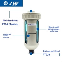 Vanne de vidange automatique pour compresseur d'air SMC Type AD402-04 avec 4 points de vidange pneumatique et séparateur huile-eau, fabriqué en Chine