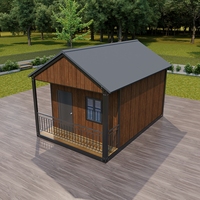Casa Contenedor de Ensamblaje Rápido, Estructura de Contenedor Prefabricada en Paquete Plano para Alojamiento de Trabajadores de la Construcción
