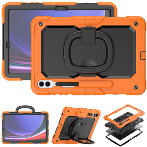 Funda Protectora Giratoria Resistente a Golpes para Tablet Samsung <span class=keywords><strong>Galaxy</strong></span> S10+/S9+ Fe/S9+ con Soporte para Lápiz - Product Image 4