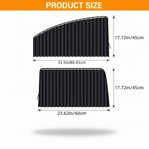 Parasole Laterali per <span class=keywords><strong>Auto</strong></span>, 2 Pezzi, Magnetici, Neri, per Privacy e Protezione dal Sole - Accessori <span class=keywords><strong>Auto</strong></span> che Mantengono il Veicolo Fresco - Product Image 6