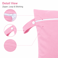 Sac de rangement léger personnalisé avec logo pour sous-vêtements, sac à linge multi-usages sec/humide pour couches, sac de voyage pour vêtements