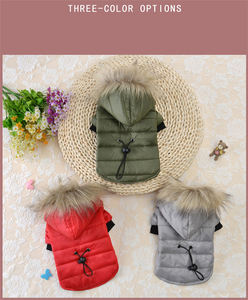 ¡Venta al por mayor! Abrigo cálido de algodón con diseño de botones para perros - Product Image 2