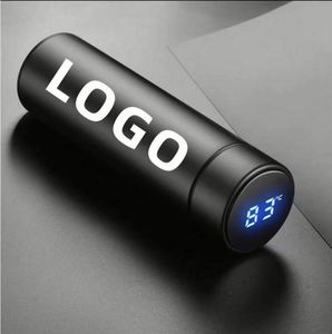 Thermos intelligent de 500 ml, tasse portable en acier inoxydable 316, thermos sous vide avec affichage de la température LED, anti-fuite pour boissons chaudes et froides - Product Image 5