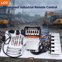 Grue montée sur camion, télécommande radio industrielle, 6 joysticks proportionnels, kit de commande hydraulique à distance, étanche IP65, OEM accepté
