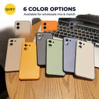 Coque de téléphone antichoc 2-en-1 TPU+PC bicolore tendance pour 17 Pro Max, dos givré, vente en gros toutes couleurs