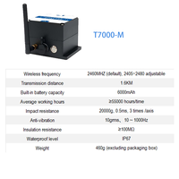 Sensor de Inclinación Inalámbrico de Alta Precisión Modbus, Inclinómetro de Doble Eje 0.01 °   Precisión 1.6KM