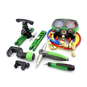 Kit de Herramientas Portátil ST-8P para Reparación de HVAC, Incluye Expansor de Tubos de Cobre, Herramientas de Abocardado, Manómetro de Presión, Juego de Medidores de Fluor - Product Image 2