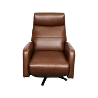 Modernes Wohnzimmer Leders essel Moderne Akzents tühle mit USB-Aufladung Heimkino-Liege sofas tuhl Single