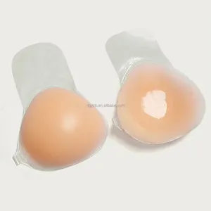 Customizable Sample Adhesive Silicone Strapless Lift-up Breast Petals Sticky Nipple Cover Seamless Invisible Silicone Bra