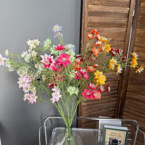 Jinxi <b>Artificial</b> <b>Flowers</b> Charming Grass Silk Realistic Wedding Home Decor - Product Image 1