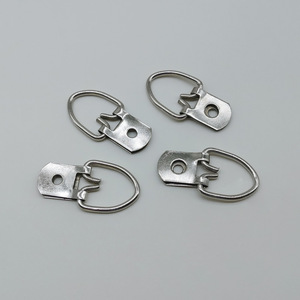 ห่วงแขวนขนาดใหญ่แบบรูเดียว ทำจากลวดหนาสีเงิน รับน้ำหนักได้ 3-5 กก. ตะขอเหล็กทนทาน สำหรับอุปกรณ์ติดตั้งกรอบรูป - Product Image 2