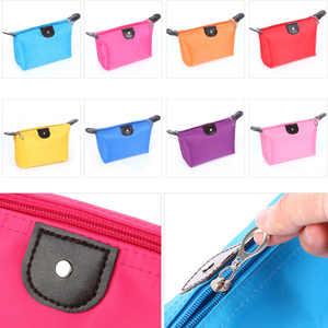 Bán Buôn Biểu Tượng Tùy Chỉnh Du Lịch Trang Điểm Túi Lớn Nylon Mỹ Phẩm Túi Khuyến Mại Phụ Nữ Make Up Pouch Mỹ Phẩm Túi Với Dây Kéo - Product Image 6