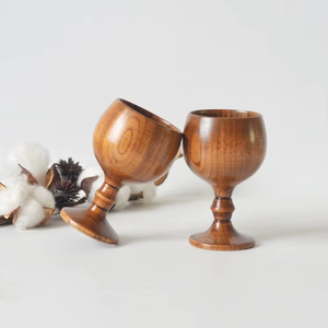 Taza de Madera Hecha a Mano, Ecológica, Estilo Vintage, para Bebidas Diarias, con Grabado Artesanal - Product Image 3